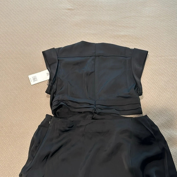 Jason Wu Black Satin Dress - Picture 11 of 12
